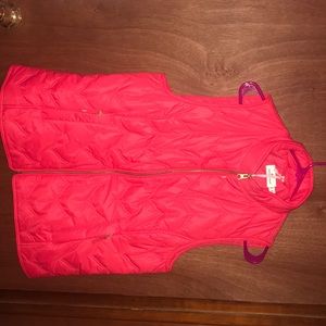 Vineyard Vines Pink Puffer Vest